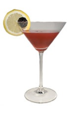Boston Red Cocktail - The Boston Red cocktail is a variation of the classic Boston Cocktail, substituting Chambord in the place of the apricot brandy. Made from gin, Chambord, lemon juice and grenadine, the Boston Red cocktail is served in a chilled cocktail glass.