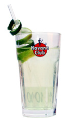 Havana Rose - The Havana Rose drink is made from light rum, bourbon, Sourz Apple, lime juice and lemon-lime soda, and served in a highball glass.