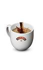 The Baileys & Hot Coffee drink is made from Baileys Irish Cream and hot coffee, and served in a warm coffee mug.