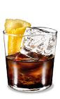 The Kahlua Lemon Rocks drink is made from Kahlua coffee liqueur and fresh lemon, and served in an old-fashioned glass.