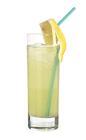 The Olis drink is made from citrus rum (aka Bacardi Limon), lemon-lime soda and sour mix, and served in a highball glass.