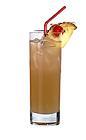 The Marianna drink is made from light rum, Grand Marnier, amaretto, pineapple juice and ginger ale, and served in a highball glass.