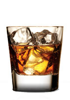 Black on the Rocks - The Black on the Rocks drink is made simply from Jose Cuervo Black Tequila, and served in an old-fashioned glass.