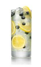 Blueberi Lemonade - The Blueberi Lemonade drink is made from Stoli Blueberi Vodka and lemonade, and served in a highball glass.