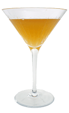 Picture of Bourbon Sidecar. The Bourbon Sidecar cocktail is made from Bourbon, Triple Sec and fresh lemon juice, and served in a chilled cocktail glass.