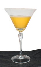 Bronx Silver Cocktail - The Bronx Silver Cocktail is made from Gin, Dry Vermouth and fresh orange juice, and served in a chilled cocktail glass.
