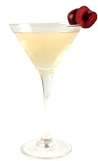 Frangelico Chocolate Martini - The Frangelico Chocolate Martini cocktail is made from Frangelico, white creme de cacao and vodka, and served in a chilled cocktail glass.