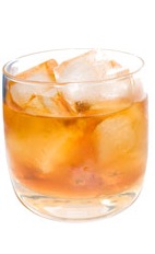 French Connection - The French Connection drink is made from Cognac and Amaretto, and served in a chilled old-fashioned glass.