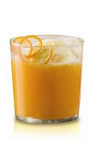Grand Valenciano - The Grand Valenciano drink is made from Grand Marnier, orange juice and vanilla ice cream, and served in an old-fashioned glass.