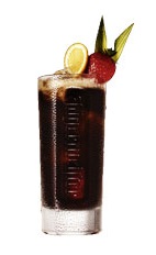 Jager & Coke - The Jager & Coke drink is made from Jagermeister and Coca-Cola, and served in a highball glass.