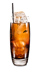 Ginger Kahlua - The Ginger Kahlua drink is made from Kahlua coffee liqueur and ginger ale, and served in a highball glass.