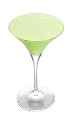 Mellow Melon - The Mellow Melon cocktail is made from Midori melon liqueur, Godiva chocolate liqueur, yogurt, cream and fresh melon, and served in a chilled cocktail glass.