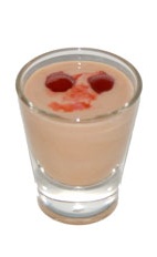 Pumpkin Expression - The Pumpkin Expression shot is made from Fultons Harvest pumpkin pie liqueur, raspberry vodka and raspberry syrup, and served in a chilled shot glass.