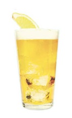 St-Germain Shandy - The St-Germain Shandy drink is made from St-Germain elderflower liqueur and pilsner beer, and served in a pilsner glass.