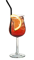 Americano - The Americano drink is made with sweet vermouth, campari and club soda, and served in a white wine or a highball glass.