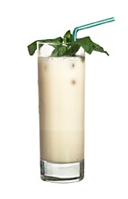 Cazper - The Cazper drink is made from Midori Melon Liqueur, Licor 43, Passoa and milk, and served in a highball glass.