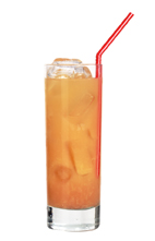 FH2 - The FH2 drink is made from vodka, orange juice, apple juice and cranberry juice, and served in a highball glass.