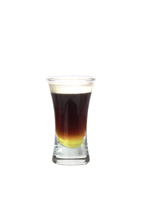 Galliano Hot Shot - The Galliano Hot Shot is made from Galliano, coffee and whipped cream, and served layered in a shot glass.