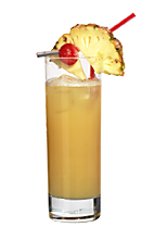 Hallululo - The Hallululo drink is made from gin, apricot brandy, orange juice and pineapple juice,a nd served in a highball glass.