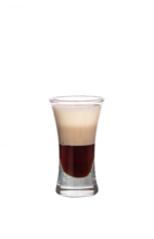 Mud Slide - The Mud Slide shot is made by layering equal amounts of vodka, Kahlua and Baileys in a shot glass. To layer the ingredients, slowly pour them over the back of a chilled spoon into the glass.