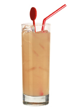 Nub - The Nub drink is made from golden tequila and ruby grapefruit juice, and served in a highball glass.