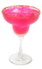 Pêra-rita™ - The Pêra-rita™ is made from Pêra™ Prickly Pear Syrup, Patron® Silver Tequila, lime juice and pink grapefruit juice, and served in a margarita glass.