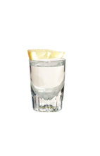 Lemon Drop - The Lemon Drop shot is made from vodka and a lemon wedge coated in sugar, and served in a shot glass.