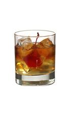 Supreme - The Supreme drink is made from vodka, sweet vermouth and peach liqueur, and served in an old-fashioned glass.