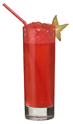 Tampico - The Tampico drink is made from Cointreau, Campari and lemon juice, and served in a highball glass.