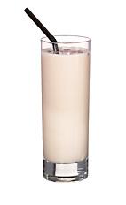Cariel White Russian - The Cariel White Russian drink is made from vanilla vodka (aka Carial T&Q), Kahlua and milk, and served in a highball glass.