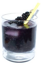 Vodka Summer - The Vodka Summer is made from vodka, blackberries and club soda, and served in an old-fashioned glass.