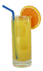 The Apricot Screwdriver drink is made from Vodka, Apricot Brandy, Triple Sec and orange juice, and served in a highball glass.