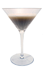 Babbie's Special Cocktail is made from Apricot Brandy, Gin and milk, and served in a chilled cocktail glass.