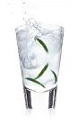 The Cointreau Bubbles drink is made from Cointreau, lime and club soda, and served in a highball glass.