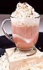 The Deep Chocolate drink is made from cachaca, Irish cream, vanilla liqueur, hot cocoa and whipped cream, and served in an Irish coffee glass or a mug.