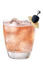 The French Ginger Ale drink is made from Chambord flavored vodka and ginger ale, and served in an old-fashioned glass.