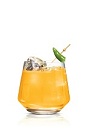 The Hot Screw drink is made from Stoli Hot jalapeno vodka and orange juice, and served in an old-fashioned glass.