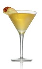 The Appletini Karamel cocktail is made from Stoli Salted Karamel Vodka and apple juice, and served in a chilled cocktail glass.