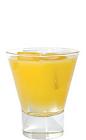 The OJ Frangelico drink is made from Frangelico hazelnut liqueur and orange juce, and served in an old-fashioned glass.