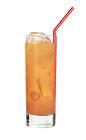 The FH2 drink is made from vodka, orange juice, apple juice and cranberry juice, and served in a highball glass.