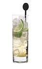 The Madrid drink is made from vodka, Licor 43, lime wedges and sugar syrup, and served in a highball glass.