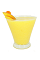 The Frozen Mango Daiquiri is made from crushed ice, fresh mango, lime juice, white rum and sugar, and served in any glass.