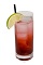 Sloe Gin,Lime Juice,Highball Glass